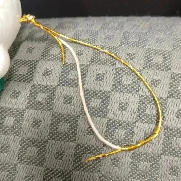 Vintage Jasco Lil Chimer Polar Bear & 1985 Santa Christmas  Ornament Bell Bisque - Picture 8 of 9